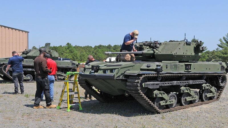 Mỹ thử nghiệm xe tăng robot